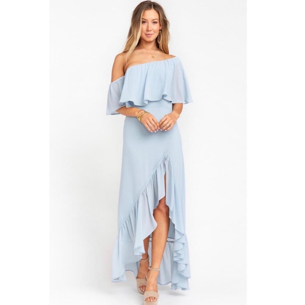 Show Me Your Mumu Tango Ruffle Maxi Dress